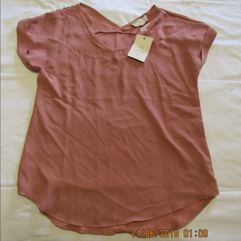 NWT Juniors Sheer top